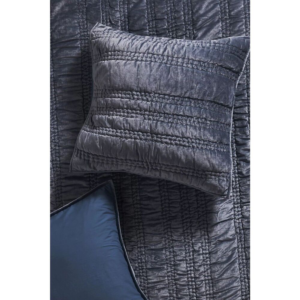 New Anthropologie Lustered Velvet Alastair Euro Sham